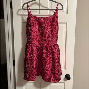 Anthropologie Pink Floral Dress NWT